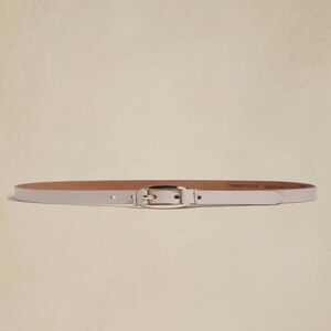 SKINNY LEATHER TROUSER BELT